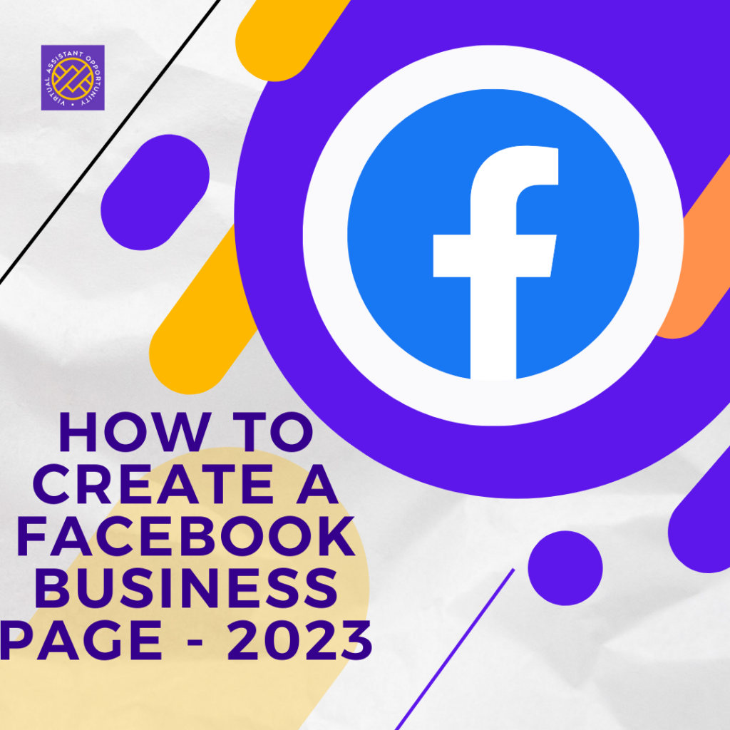Featured image shows Facebook logo and text, "How to Create a Facebook Business Page - 2023"